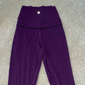 lulu lemon magenta leggings
